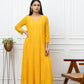 Georgette Yellow Dress
