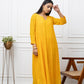 Georgette Yellow Dress