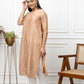 Brownish Lotus Kurti