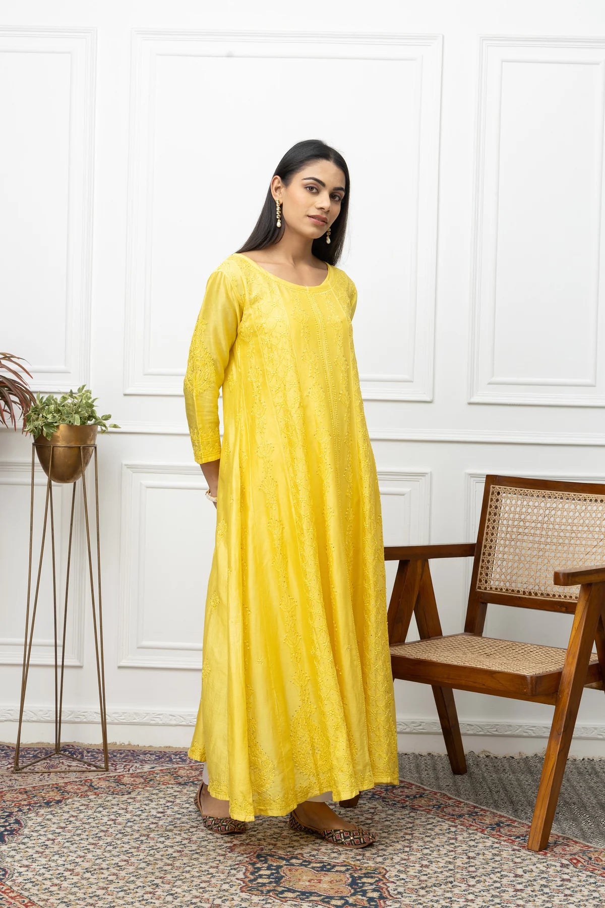 Purple Chanderi Anarkali – Soft Elegance in Every Flow