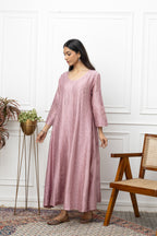 Purple Chanderi Anarkali – Soft Elegance in Every Flow