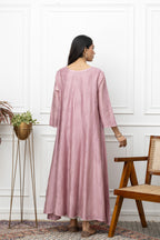 Purple Chanderi Anarkali – Soft Elegance in Every Flow
