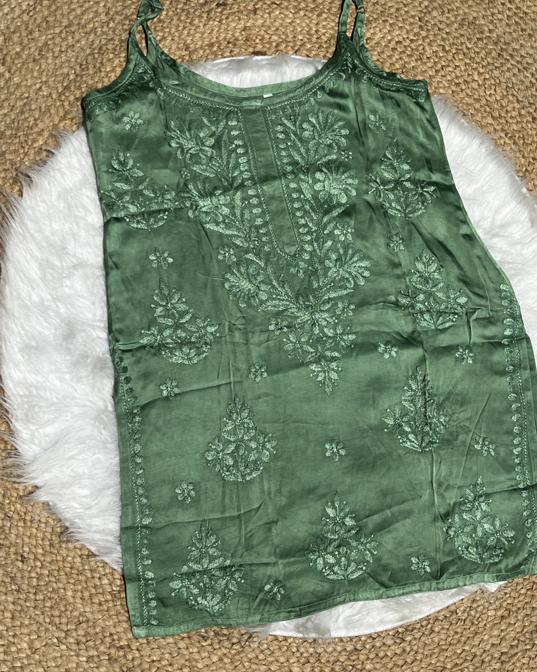Muslin Chikankari Kurti | Lucknow Chikankari Gurgaon