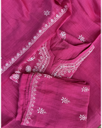 Stitched mul Cotton Chikankari Suit Set | Chikankari Studio Gurgaon