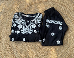 Black Stitched Kurti Palazzo Set for Girls (2–3 Years) – Elegant, Comfortable & Festive Ethnic Wear