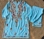 Blue Kurta Pant Set for Girls (13 Years) – Stylish, Comfortable & Elegant Ethnic Wear