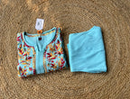 Blue Kurta Pant Set for Girls (13 Years) – Stylish, Comfortable & Elegant Ethnic Wear
