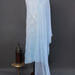 Unstitched Blue Georgette Kurti