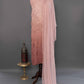 Unstitched Brown Georgette Kurti with Dupatta