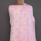 Pink Unstitch Kurti with Dupatta