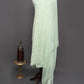 Green & White Chikankari Set with Dupatta