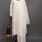 Beige Chanderi Suit