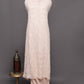 Peach Unstitched Kurti with Dupatta