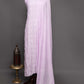 Purple & White Jali Chikankari Kurti
