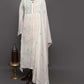 Chanderi Silk Green Semi Stitch Chikankari Kurti