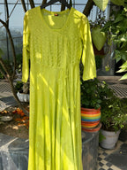 Angrakha Style Kurti with bottom and Duppatta