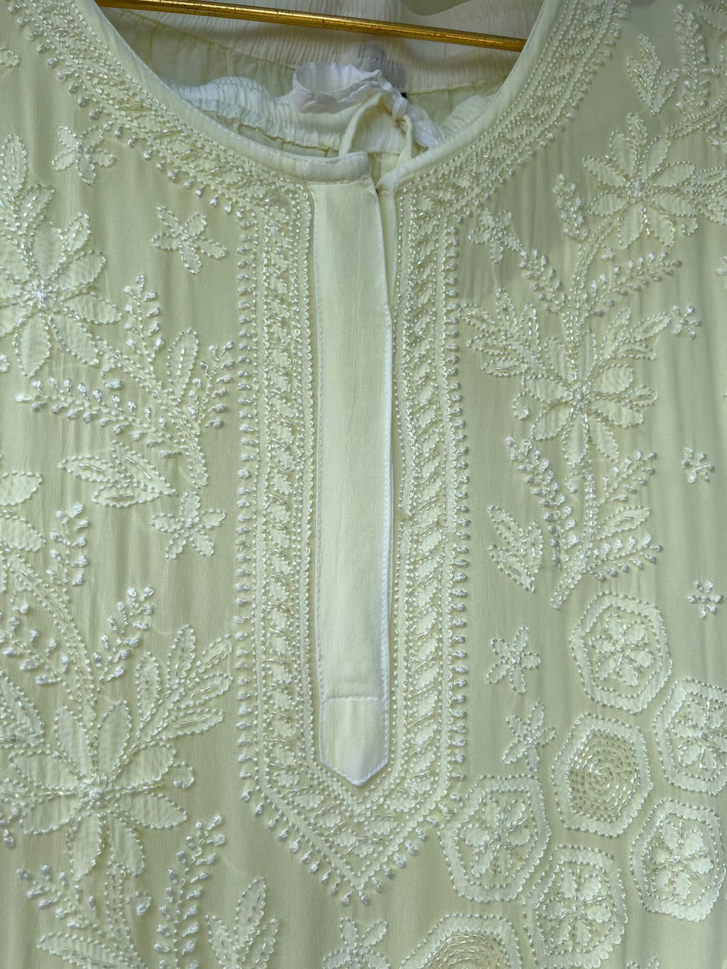 Georgette Chikankari Full Suit Sequence Work