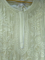 Georgette Chikankari Full Suit Sequence Work