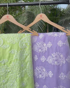 Cotton Chikankari Saree – Handcrafted Lucknowi Elegance