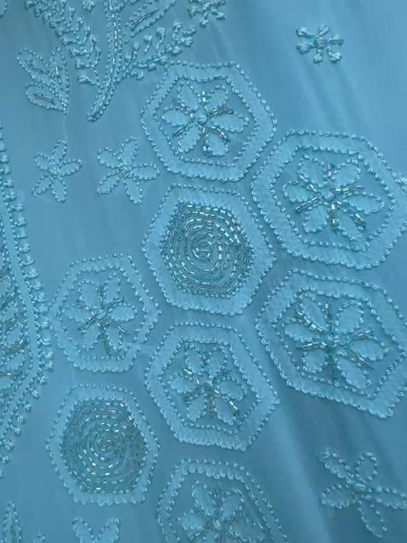 Georgette Chikankari Full Suit Sequence Work