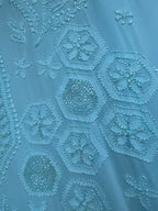 Georgette Chikankari Full Suit Sequence Work