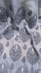 Cotton Chikankari Saree Handcrafted Lucknowi Elegance